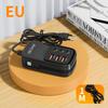 1Pcs 6 Usb A Charger Usb Quick Charging Socket With Type C Cable 3 Usb 3Pd Power Strip Mobile Phone Eu/Us/Uk Plug Adapter