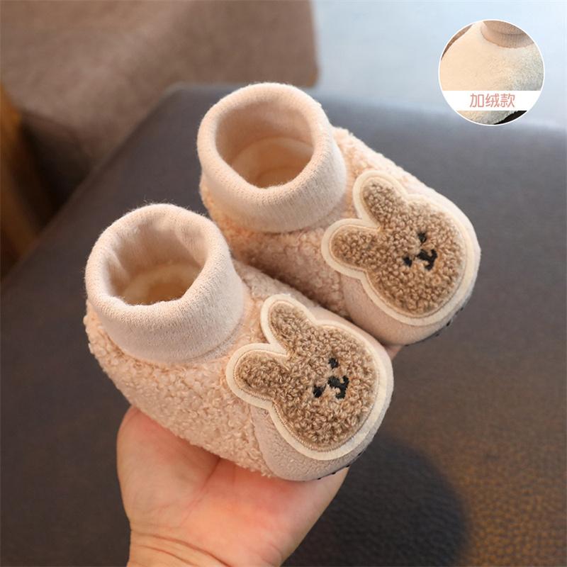 Winter New Cute Cartoon Baby Shoes Boy Girl Boots Cotton Soft-Sole Non-Slip Warm Toddler First Walkers Infant Shoes