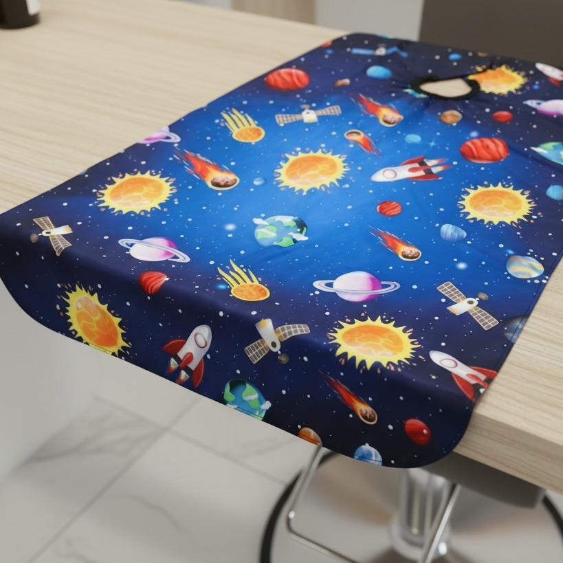 Children' Hairdressing Cape for Hairdressing Salon 135X155 Buckle