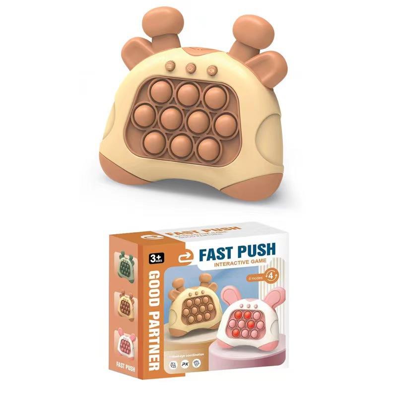 1pcs Handheld Quick Push Game for Kids 6-12, Sensory Fidget Toys for Kids, Party Favors Puzzle Pop Bubbles Birthday Gifts for Over 6 Years Old