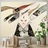 Japanese Style Ocean Wave Tapestry Office Living Room Decoration Home Wall Tapestry