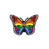 New 1PCS Butterfly Shoe Charms Summer Shoes Decorations Jeans for Girl Boy Designer Women Shoes Accessories for Shoes Charm Pins