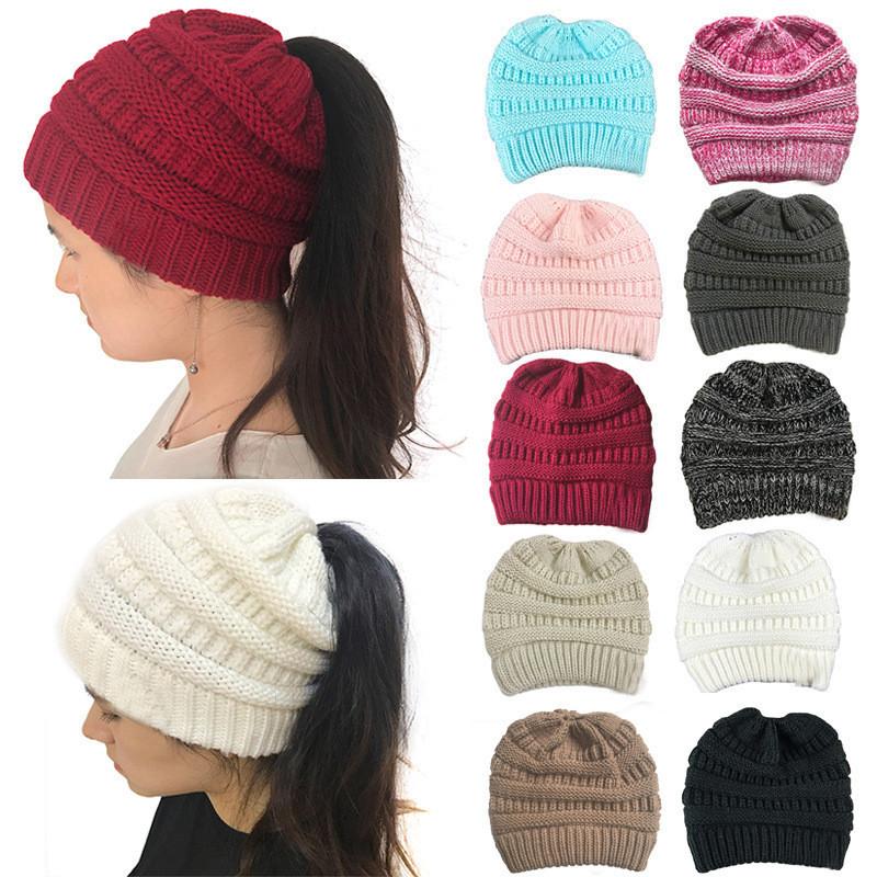 Stylish Women's Knit Beanie Hat For Winter Spring And Fall In Various Colors