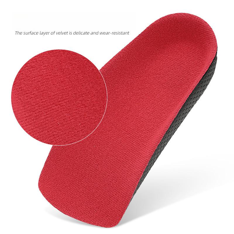 EVA Arch Half Pad Sweat Absorption Breathable Shock Absorption Pressure Relief Non-slip Sports Insole for Foot Comfort
