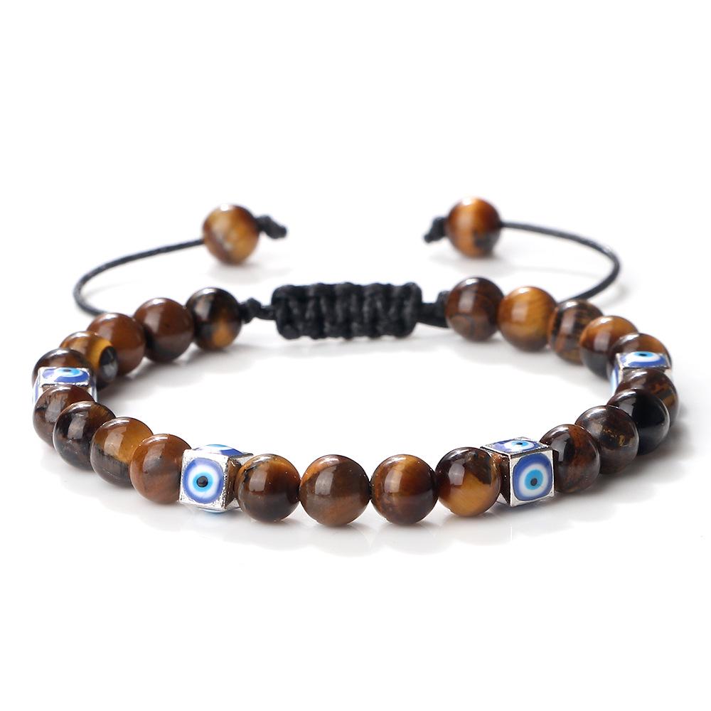 Unisex Handwoven Evil Eye Commuter Bracelet