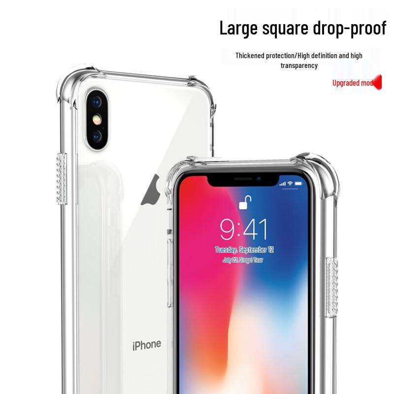 

ESCASE Transparent Airbag Anti-Drop iPhone Cases iPhone X / XS