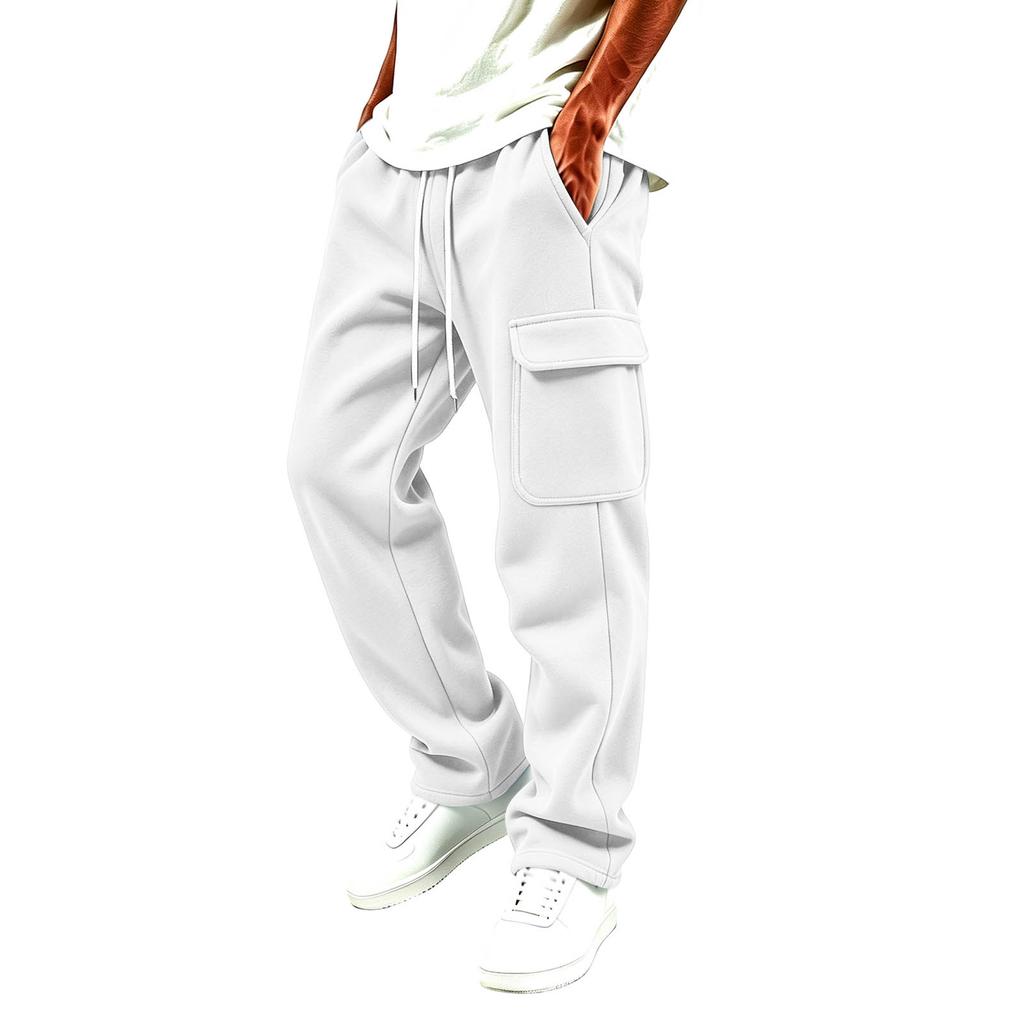Men's Color Casual Sweatpants with Pockets for Everyday Wear