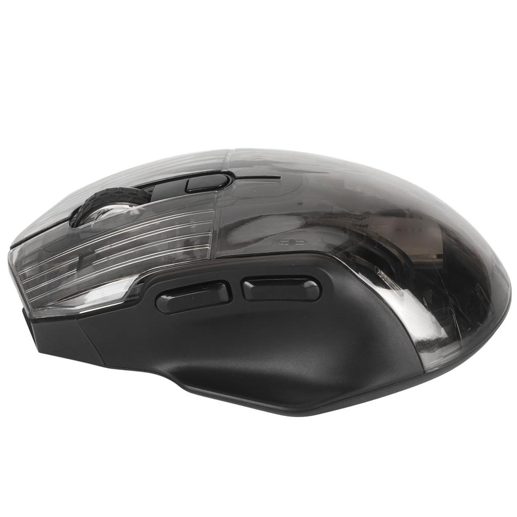 Gaming Mouse 2.4G Wireless   Wired USB Transparent 3 Mode 5   DPI Quiet RGB Game Mouse for PC Tablet