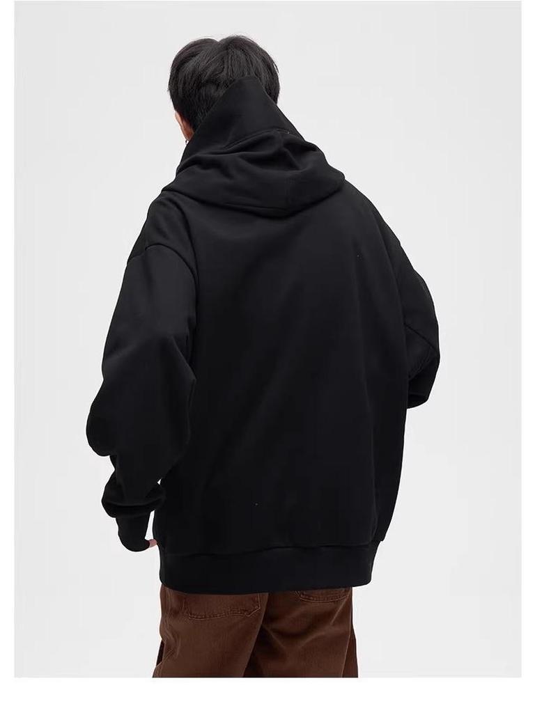Unisex Korean Style Heavyweight Hoodie - Autumn/Winter Casual Streetwear