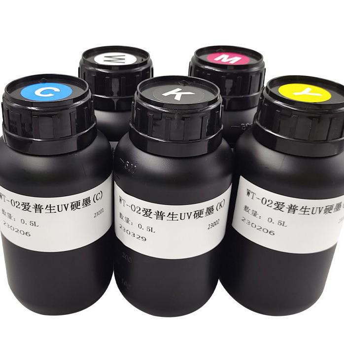 

Zhengcai UV Ink for Flexible & Rigid Surfaces, Soft Shells, Leather Fabrics, and Crystal Labels (Model 9901) White - Soft
