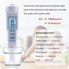 Digital PH Meter Tester 4 in 1 TDS EC Temp High Accuracy Pen Type Tester Water Quality Tester Fit for Pools Lab Drinking