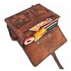 Men's Genuine Leather Vintage Laptop Documents Briefcase Satchel Messenger Bag