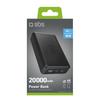 Powerbank 20000 Mah Usb-A Usb-C - Black