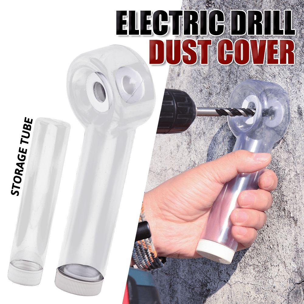 Multi Functional Dust Cover 2-in-1 Design Drill Storage Box Dust Collector  Wall Drilling