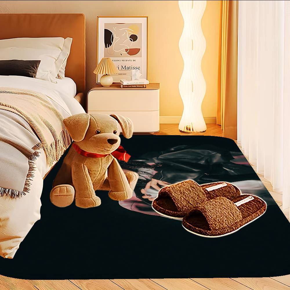 Singer Nina C-Chuba Floor Mat Cheaper Anti-slip Modern Living Room Balcony Printed Bedside Mats