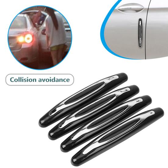 4Pcs Car Auto Door Edge Trim Guard Protector Anti-scratch Decor Strip Sticker
