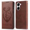 For Xiaomi Redmi Turbo 4 5G/Poco X7 Pro 5G Stand Case Lucky Deer Imprinted Magnetic Closure Leather Wallet Phone Cover