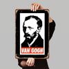 Van Gogh Classic Self Portrait Metal Tin Sign Vintage Wall Art Decor for Living Room Bedroom Home Decoration