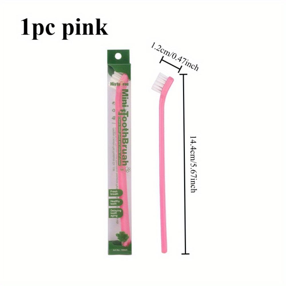 1pc Toothbrushes with Small Round Head Pet Toothbrush Single Head Cat Toothbrush Cat Oral Cleaning Toothbrush Pet Supplies 1pc