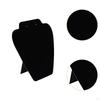 3 Pieces Jewelry Display Stand Ornament Earring for Home Decor Earrings Storage Necklace
