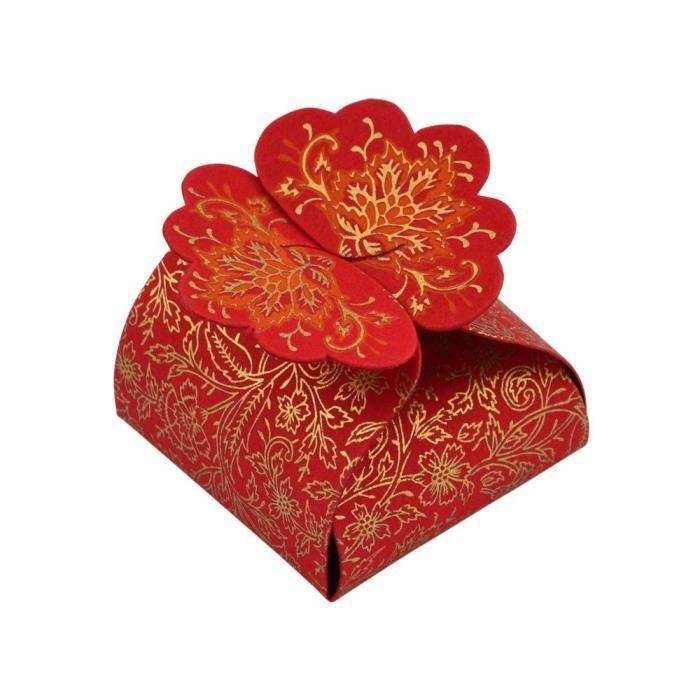 PAPERTREE LEILA Florets - Set de 5 pièces - Rouge {couleur}