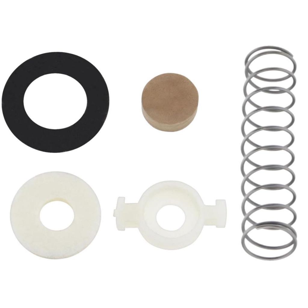 14-Piece Trumpet Repair Set: Black & White Felt Springs, Cork Pads