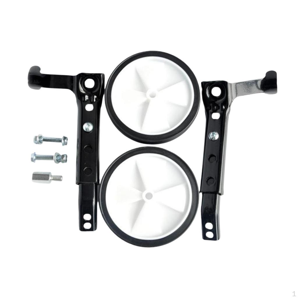 Child Bike Training Wheels Rear Biking 16" 18" 20" 22" 24" Children Adjustable Stabilizers