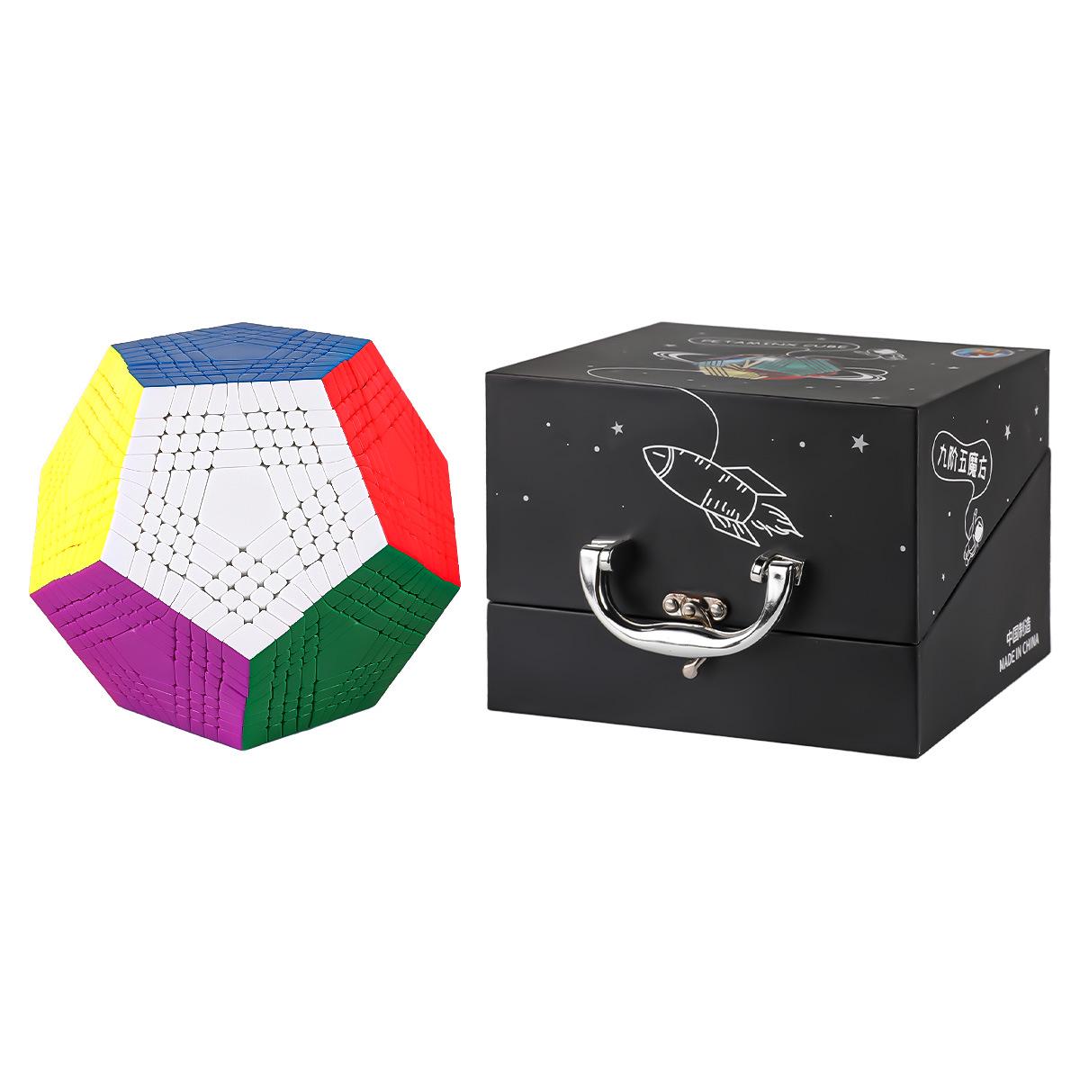 Saint Hand 9x9x9 Five-Color Dodecahedron Rubik s Cube - High-Difficulty, Smooth-Feel Competition Toy