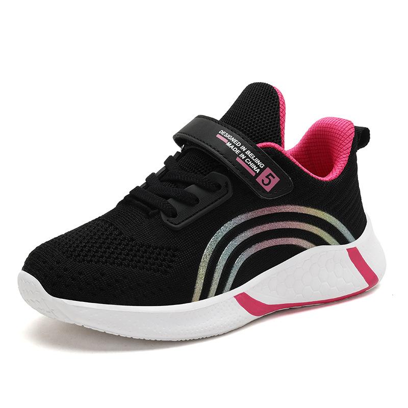 Red Trainers Shoes Kids Girls Comfortable Platform Girl Sports Shoes Children's Running Sneakers