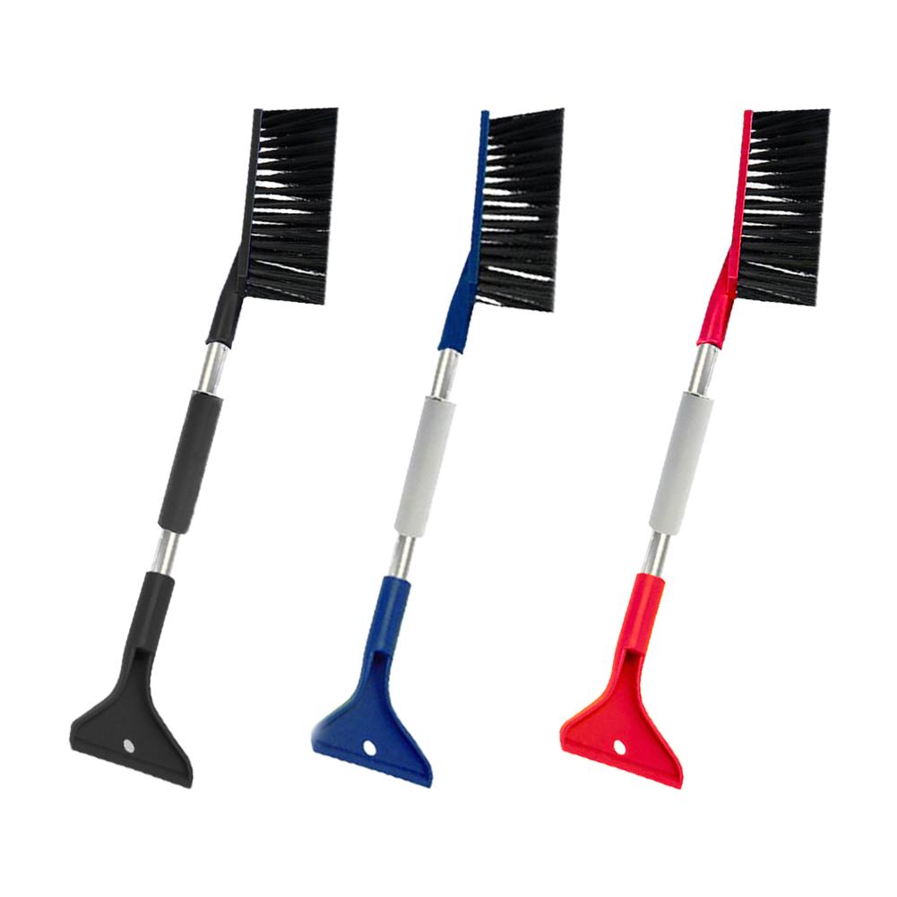 Extendable Car Snow Shovel Ice Scraper Winter Auto Windshield Cleaner Brush Detachable Broom Snow Removal Tool Accessories