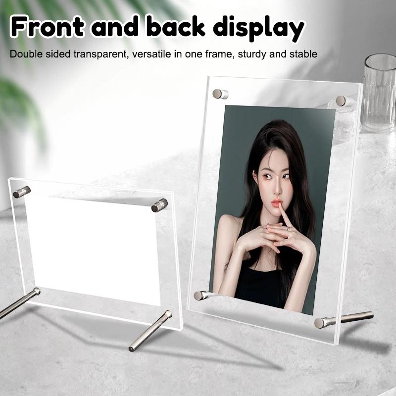 NEW 6-inch/7-inch/A4 Crystal Clear Acrylic Photo Frames For Postcards Photos Ticket Stubs And Displays