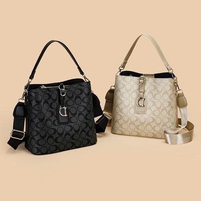 Women's Bag New Women's Bucket Bag Classic Handbag Versatile Simple Shoulder Bag Crossbody Bag Women's Bag