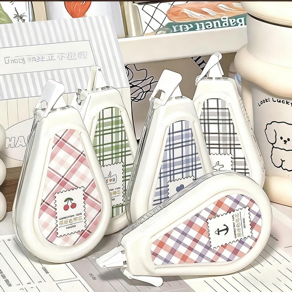 5pcs/Set Flip Design Coating Tape Smooth Student Alteration Tape Correction Band  School Supplies