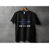 In A Relationship With Funny Quote Customizable Text T Shirt Casual Blue For Couples Vintage Washed Stretched