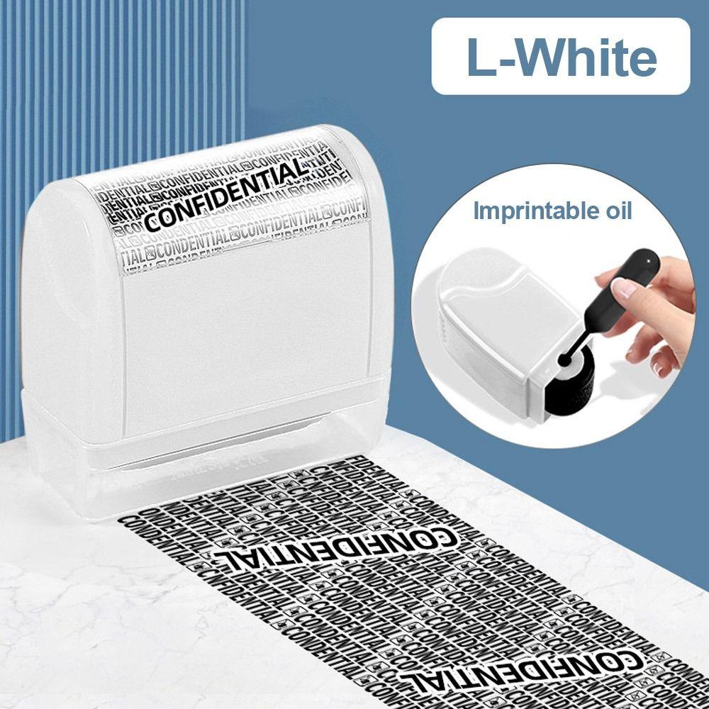 Durable Roller Identity Protection Stamps Privacy Protection Safety Confidential Stamp Portable ID Security Stamp