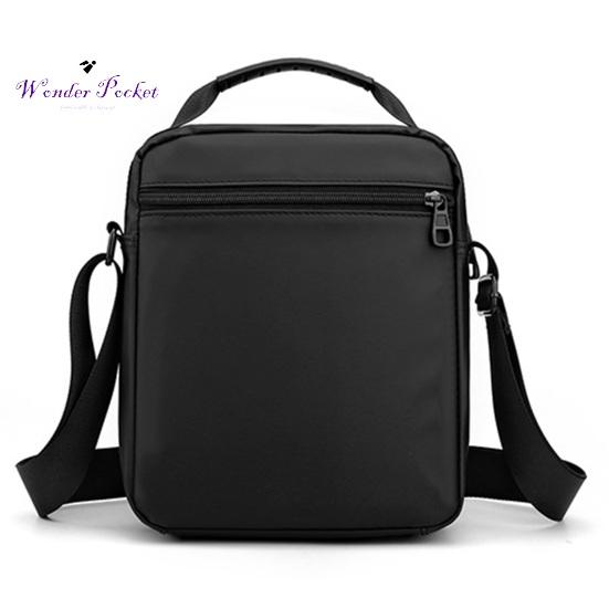 Shoulder Bag Waterproof Large Capacity Zipper Pockets Portable Handle Adjustable Straps Male Women