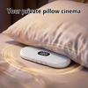 Altavoz Bluetooth de Conducción Ósea Bajo la Almohada Ruido Blanco Ayuda para Dormir Barra de Sonido Pantalla LED Reproductor de Música MP3 TF Apagado Temporizado