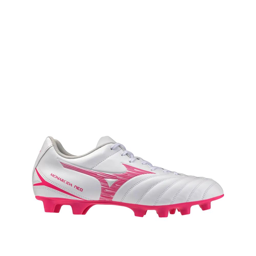 Football Boots Mizuno Monarcida Neo III Select FG White/Fuschia Purple
