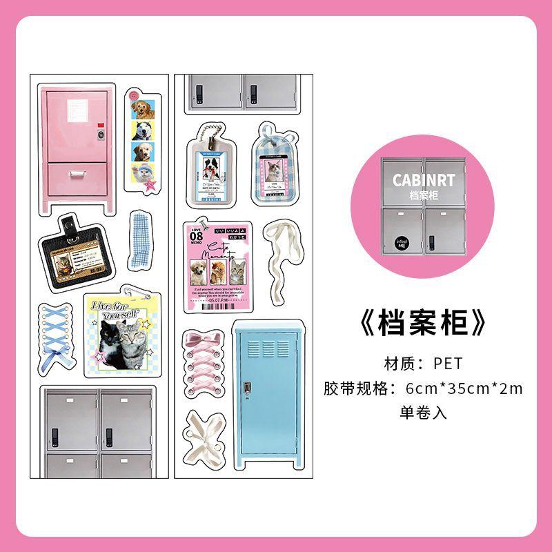 

1pcs/1lot Scrapbooking Stickers Decorative Adhesive Tapes Beautiful Collection Pet Japanese Stickers