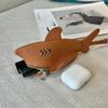 New leather dolphin change bag, keychain pendant, cute fashion earphones, lipstick storage bag.