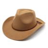 Cappello in Feltro di Lana a Tesa Larga per Uomo Donna Protezione Solare Estiva Abbigliamento Casual