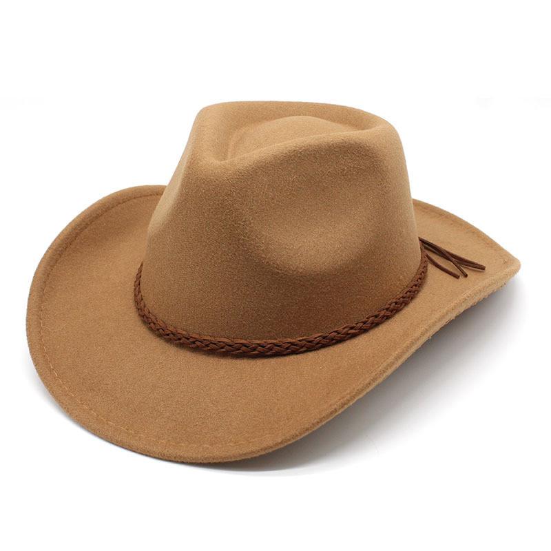 Cappello in Feltro di Lana a Tesa Larga per Uomo Donna Protezione Solare Estiva Abbigliamento Casual