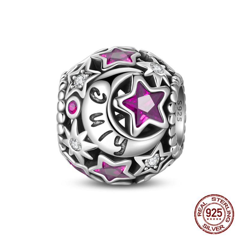 New Copper January-December Birthstone Charms Fitoriginal Bracelets Diy Jewelry Making For Women Gift