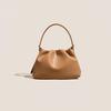 A Niche High-end Hand-held Women's Fashionable and Versatile Single-shoulder Bag, A Casual Cowhide Crossbody Cloud Bag