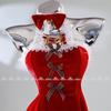 Lingyan Christmas Bunny Girl Red Dress Cosplay Outfit - Festive & Alluring New Year Set