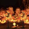 Maple Leaf LED Tree Lamp - Harvest Festival Thanksgiving Red Maple Desktop Decoration Lights