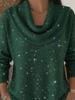 2025 Autumn & Winter Women's Solid Color Long Sleeve Sweater