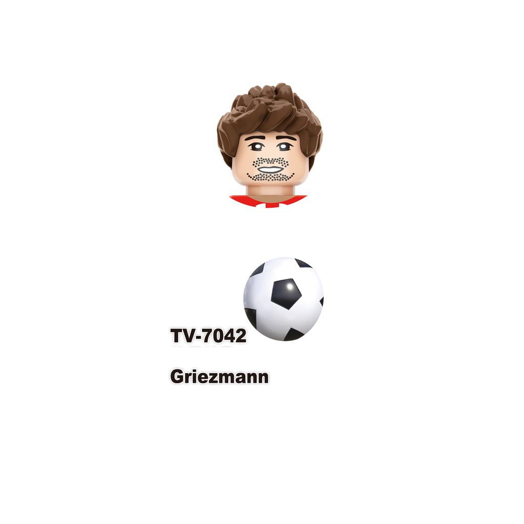 TV6506 TV6507 Action Toy Figures Football Players Assemble Bricks Building Blocks Gifts For Children Kids Small Dolls