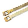 Retro Style Woven Women's Belt with Dress Jeans Casual Decoration Belt Women
