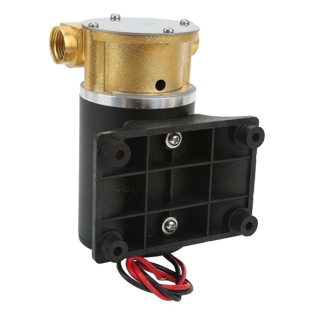 Self Priming Impeller Bilge Pump 6GPM Sea Water Pump for Boat Bilge Water Discharge